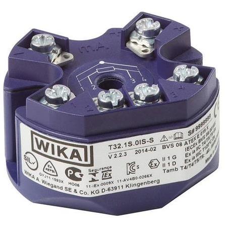 Wika T32 Exproff Kafa tip 4-20 mA Hart,Sıcaklık Transmitteri Çevirici,0..150 C